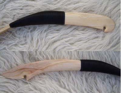 ASYMMETRIC LAMINATED HUN TRADITIONAL RECURVE BOW FROM LAJOS KASSAI