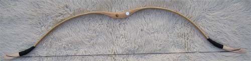ASYMMETRIC LAMINATED HUN TRADITIONAL RECURVE BOW FROM LAJOS KASSAI